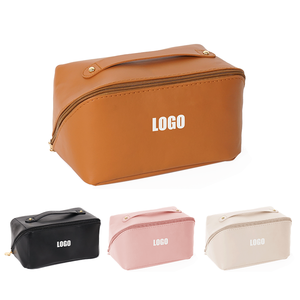 Wholesales Factory Travel Cosmetic Bags PU Leather