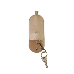 Custom Color Car Key Holder Retro Leather Key Pouch Hand-made Pull-out Key