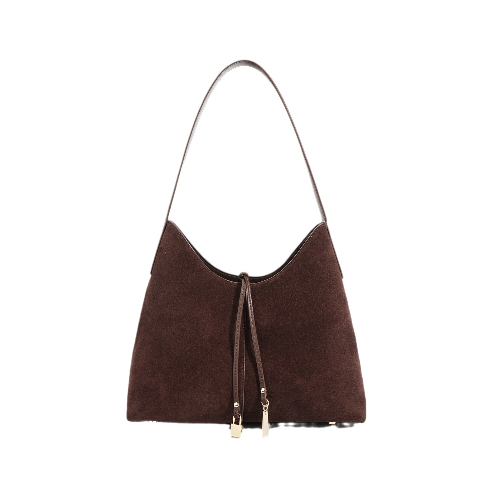 Autumn Winter Private Label Frosted Large Tote Bags Cowhide Leather Sling Shoulder Women's Bags