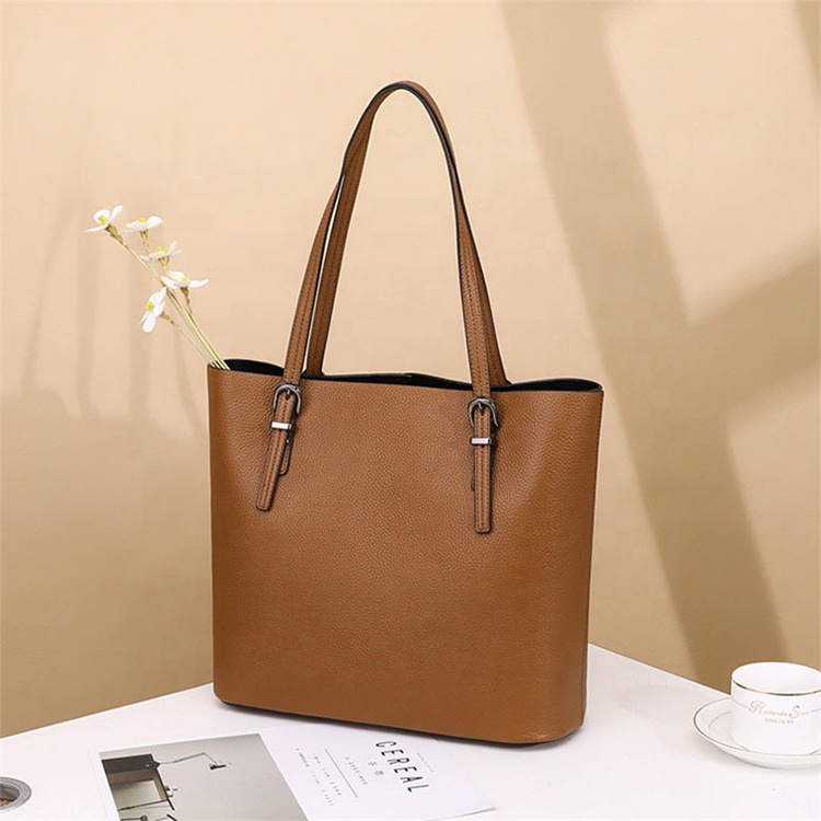 Wholesale Luxury Leather Handbags New Design Organizer Handbags for Ladies