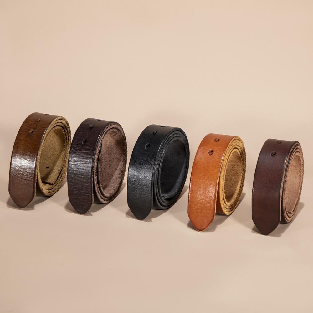 Genuine Leather Belt Wholesale Luxury Top Sell Fashion Business With Custom Alloy Pin Buckle logo