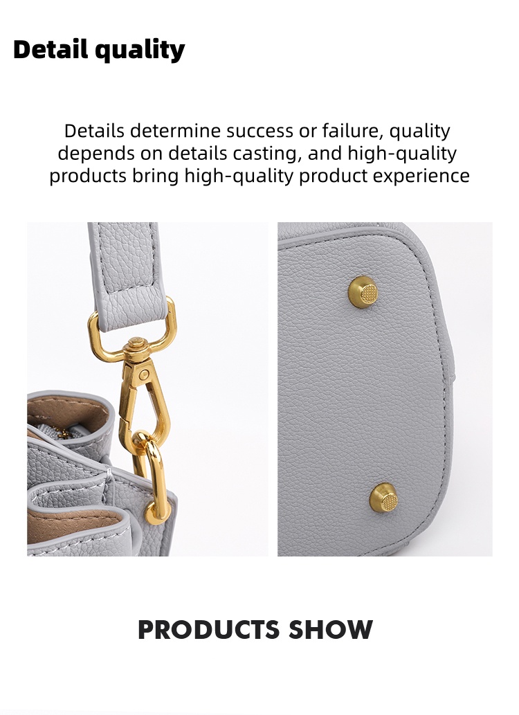 Wholesale Women's Genuine Leather Handbags Private Label Classic Luxury Square Tote Crossbody Bags Fashionable Yalumai 3L+