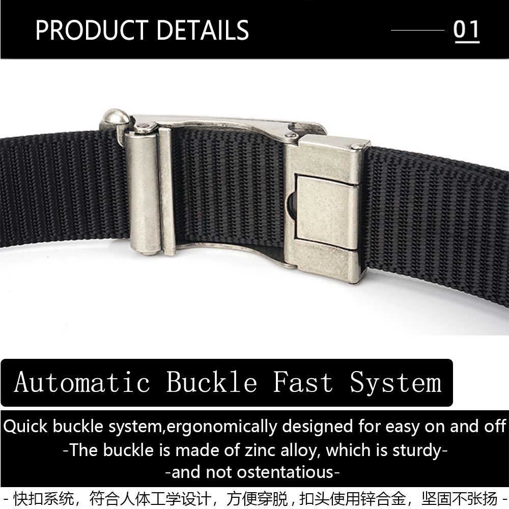 Casual Automatic Buckle Belt Image 6