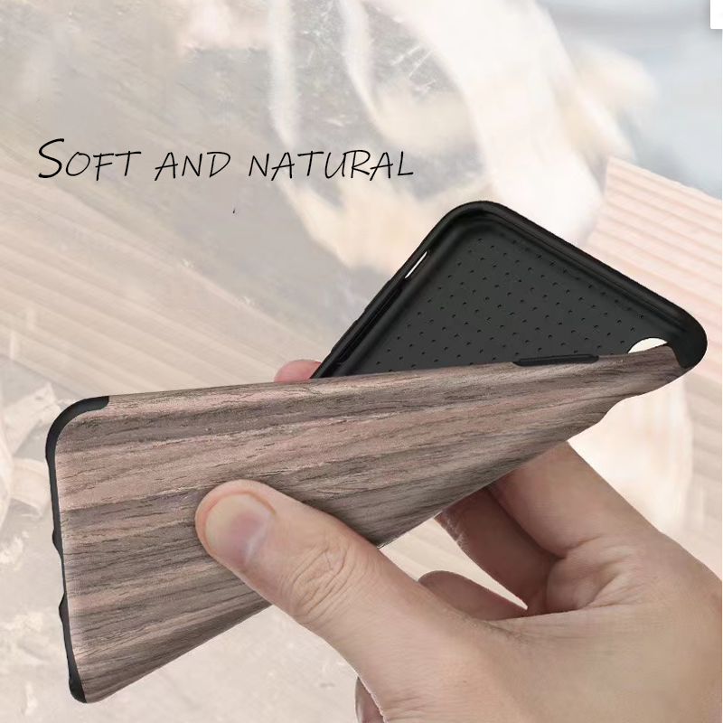 2022 New the North Face Wholesale Blank Wooden Quicksand Genuine Cow Leather Mobile Phone Case