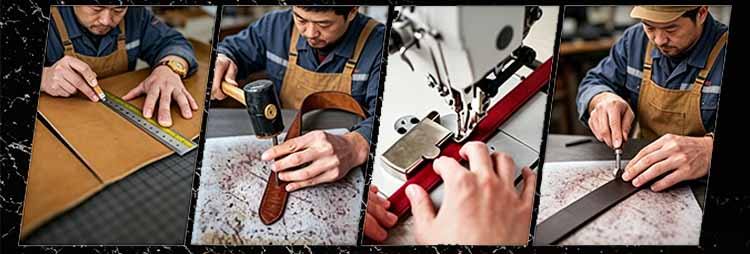 Classics Leather Belt Strap Split Leather Custom Snap on Button Without Buckle 3.8 Width Men Leather Belts Strap