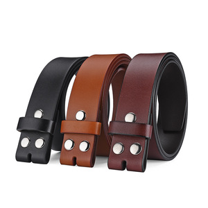 Classic Split Leather Belt Strap