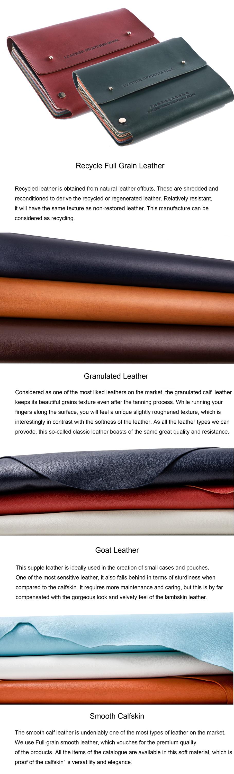 Our Leathers Display