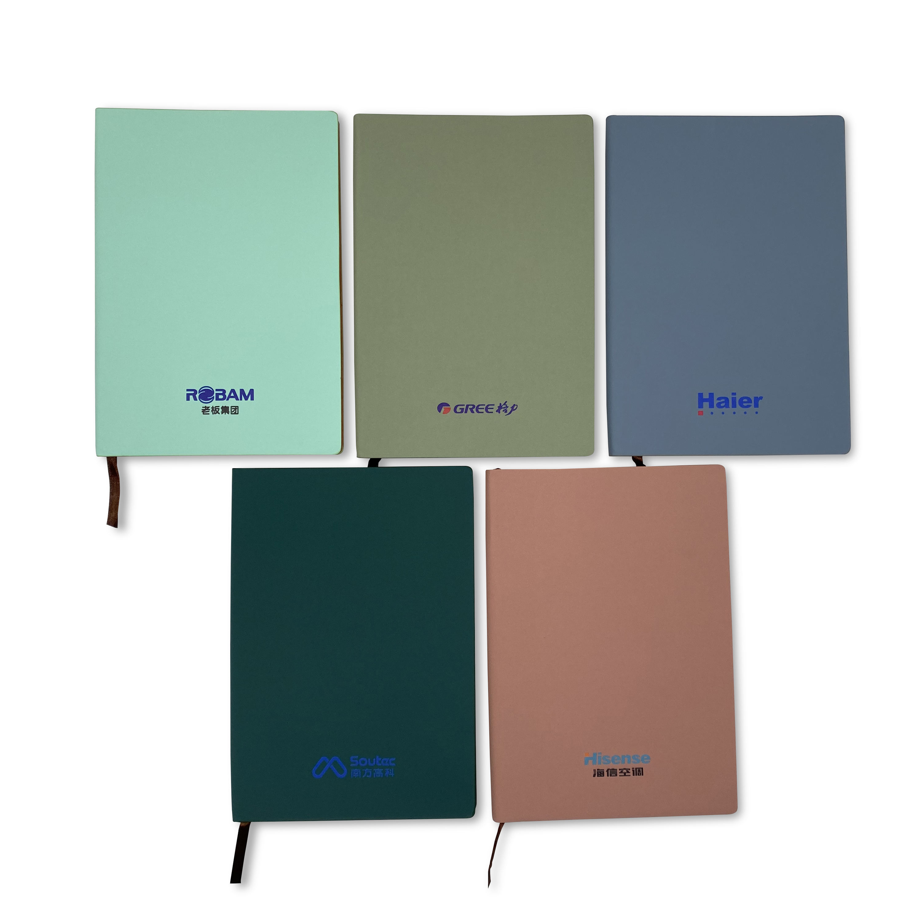 Premium Leather Softcover Notebook Solid Color Leather Journal Customizable Leather Notebook Personalized Writing Diary