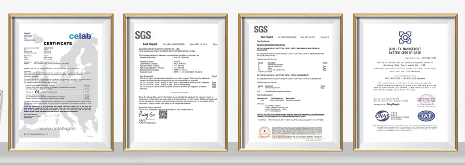 Certifications Display