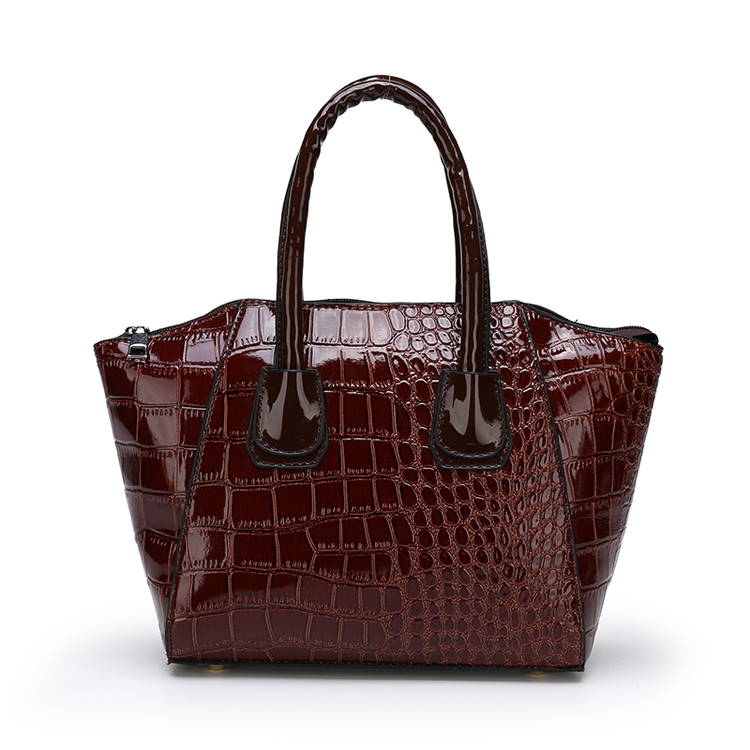 Wholesale Multi-purpose Fashion Crocodile Pattern Pu Leather Handbag Sets 6 Pieces Women Bags