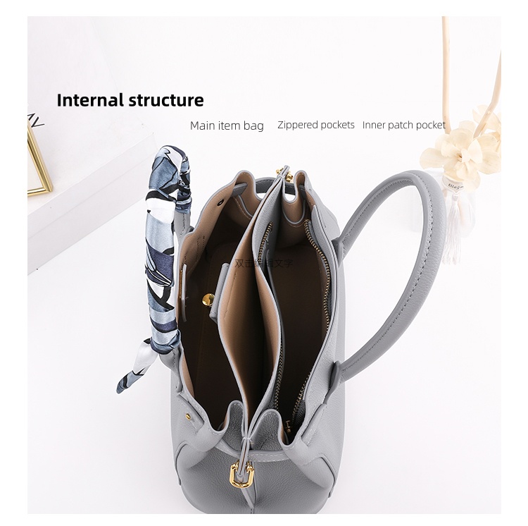 Wholesale Women's Genuine Leather Handbags Private Label Classic Luxury Square Tote Crossbody Bags Fashionable Yalumai 3L+