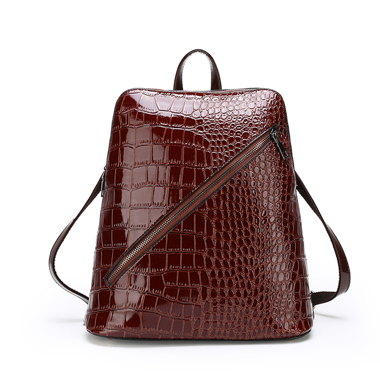 Wholesale Multi-purpose Fashion Crocodile Pattern Pu Leather Handbag Sets 6 Pieces Women Bags