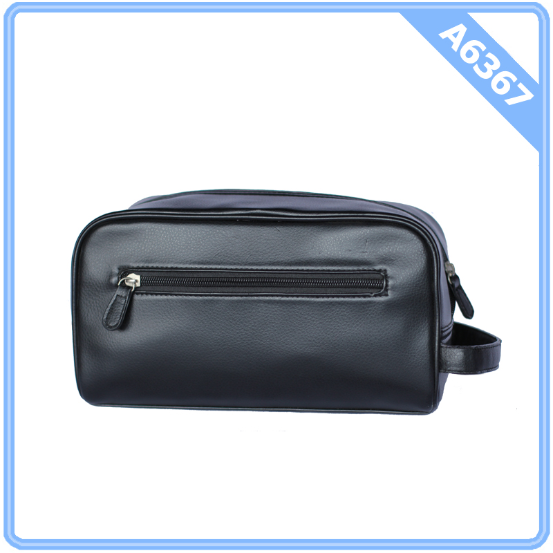 Customized Design Personalized Dopp Kit Wash Bag Set Leather Mens Durable Travel Toiletry Bags