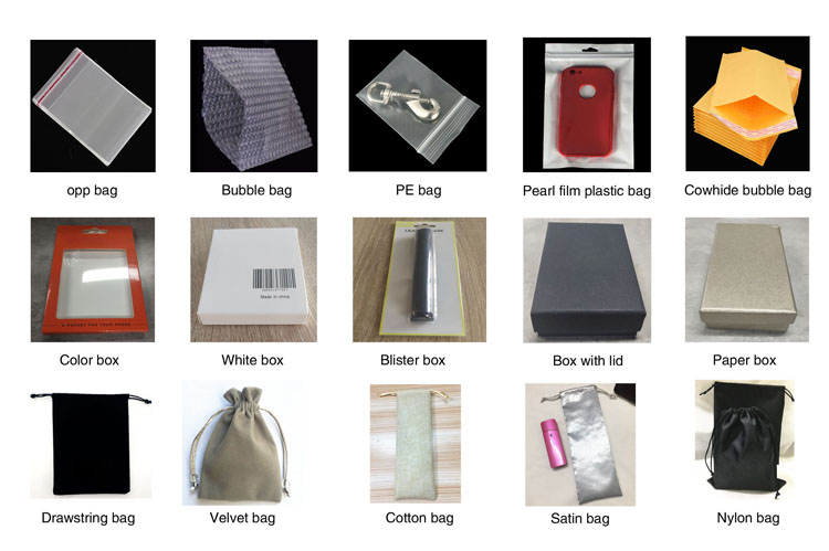 Packaging customization options