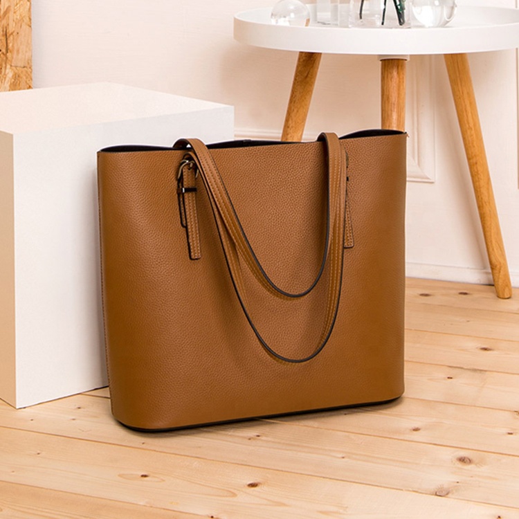 Wholesale Luxury Leather Handbags New Design Organizer Handbags for Ladies